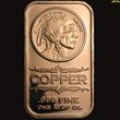 1oz Copper Bar - Indian Head
